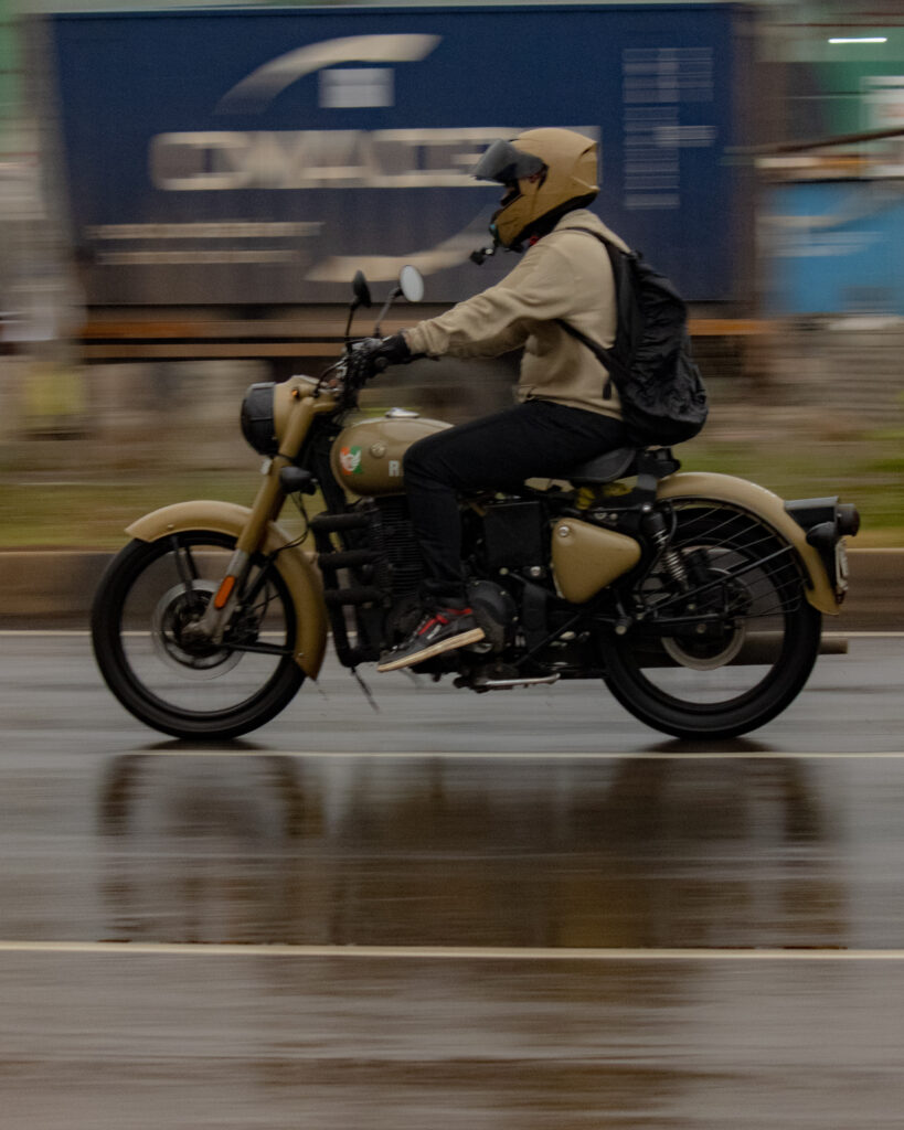 Panning Shot Bike